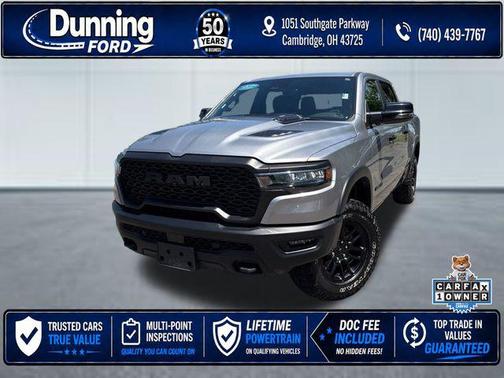 Billet Silver Metallic Clearcoat 2025 RAM 1500 Rebel