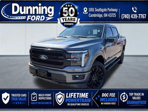 Gray 2025 Ford F-150 Lariat