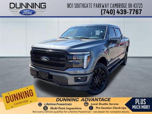 Gray 2025 Ford F-150 Lariat Truck