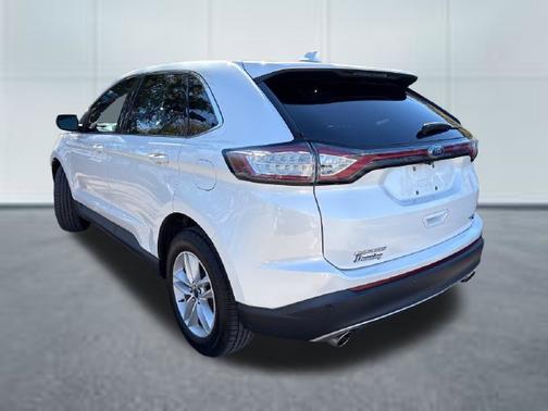 White Platinum Clearcoat Metallic 2018 Ford Edge SEL