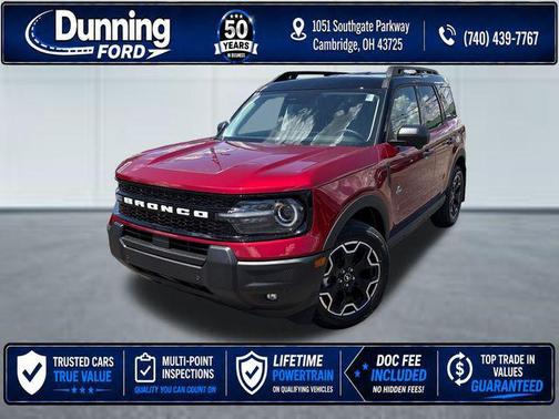 Ruby Red Metallic Tinted Clearcoat 2026 Ford Bronco Sport Outer Banks