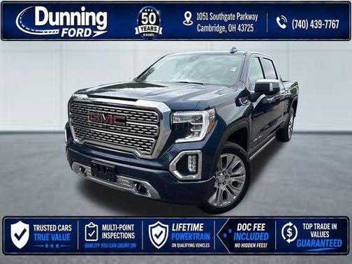 Pacific Blue Metallic 2021 GMC Sierra 1500 Denali