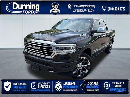 Diamond Black Crystal Pearlcoat 2021 RAM 1500 Longhorn