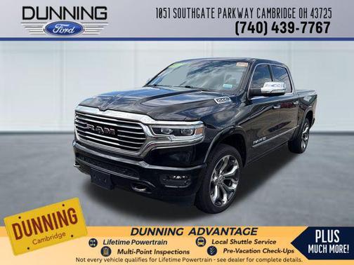 Diamond Black Crystal Pearlcoat 2021 RAM 1500 Longhorn