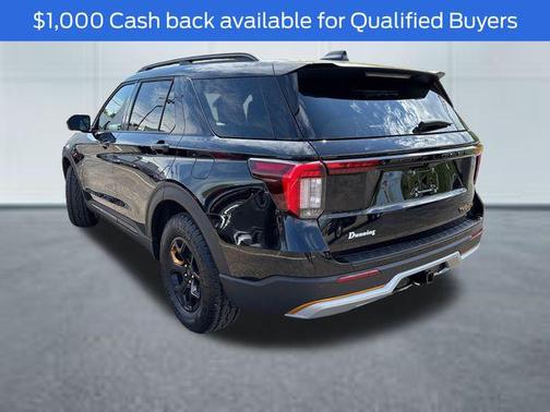 Agate Black Metallic 2026 Ford Explorer Tremor