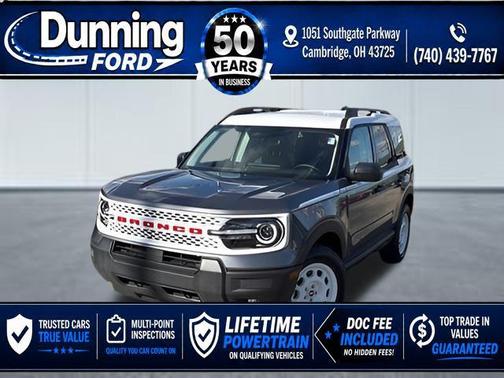 Carbonized Gray Metallic 2025 Ford Bronco Sport Heritage