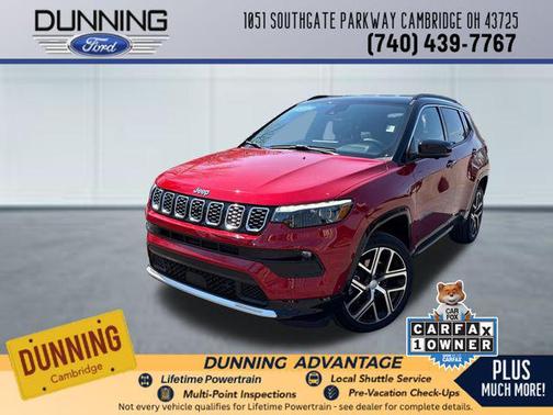 Red Hot Pearlcoat 2024 Jeep Compass Limited