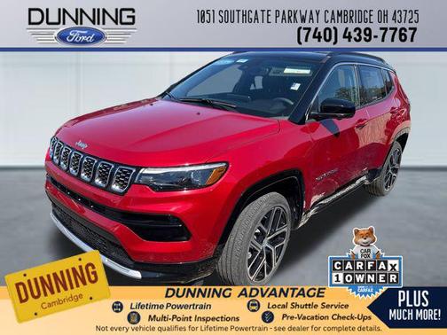 Red Hot Pearlcoat 2024 Jeep Compass Limited