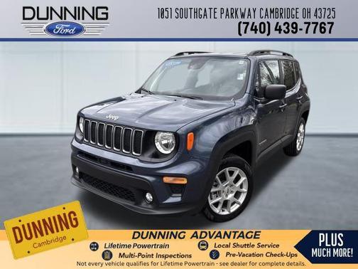 Slate Blue Pearlcoat 2022 Jeep Renegade Latitude