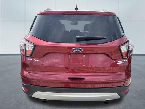 Red 2017 Ford Escape Titanium
