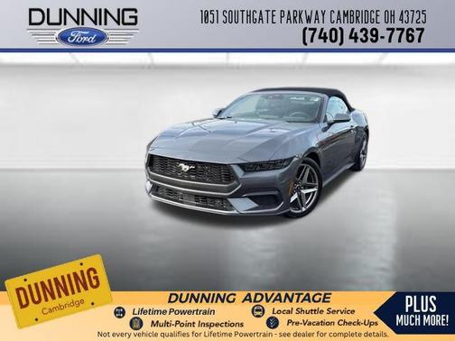 Vapor Blue Metallic 2026 Ford Mustang EcoBoost Convertible