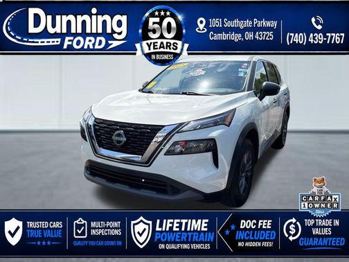Glacier White 2023 Nissan Rogue S
