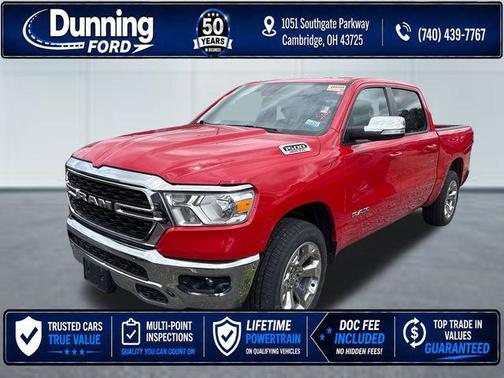 Flame Red Clearcoat 2022 RAM 1500 Big Horn/Lone Star