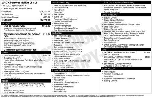 2017 Chevrolet Malibu 1LT