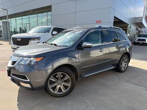 Gray 2010 Acura MDX 3.7 L Advance
