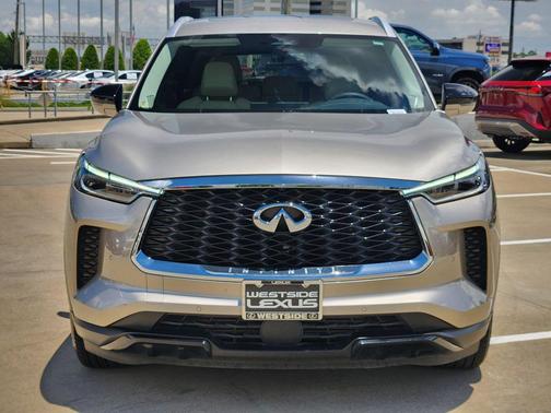 Warm Titanium 2025 INFINITI QX60 Luxe