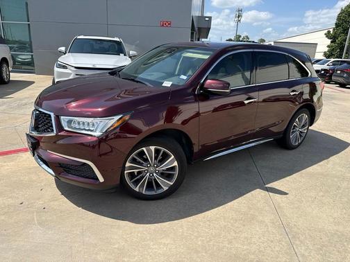 Maroon 2017 Acura MDX 3.5L w/Technology Package