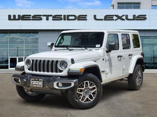 Bright White Clearcoat 2025 Jeep Wrangler 4-Door Sahara 4x4