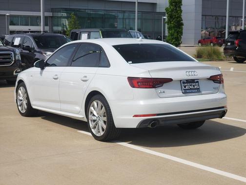 White 2018 Audi A4 2.0T Premium