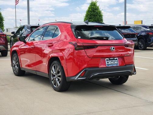 Red 2024 Lexus UX 250h F Sport