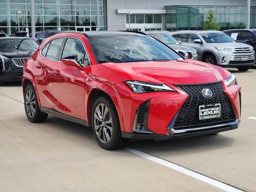 Red 2024 Lexus UX 250h F Sport