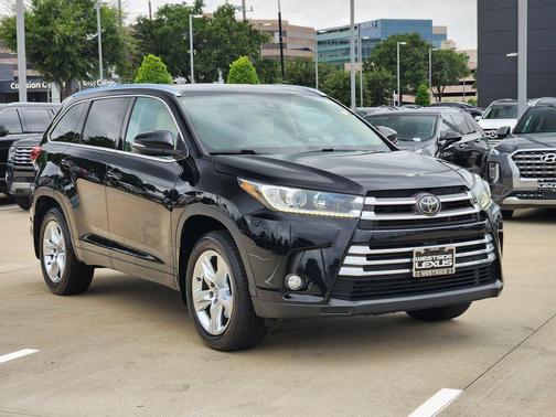 Black 2018 Toyota Highlander Limited