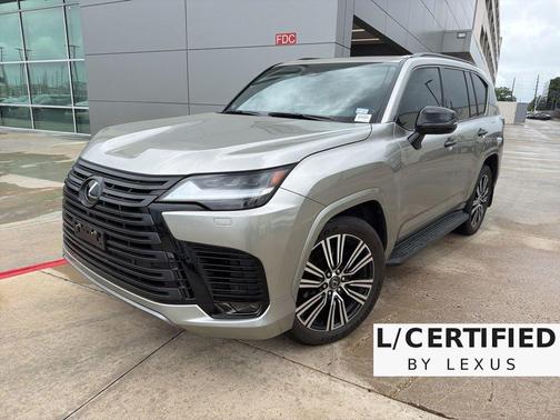 Silver 2025 Lexus LX 600 Luxury