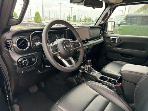 Black 2024 Jeep Wrangler 4xe Sahara