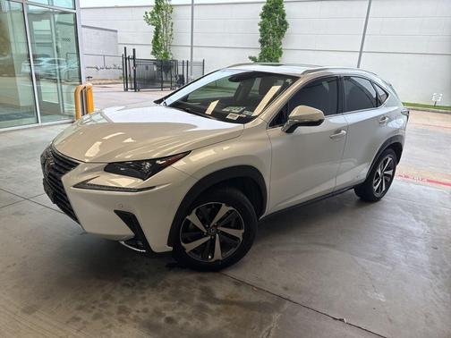 White 2021 Lexus NX 300h Base