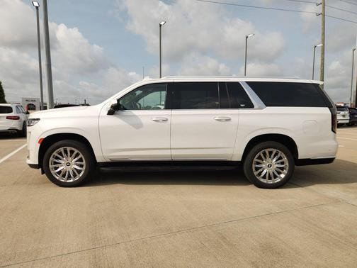 Crystal White Tricoat 2021 Cadillac Escalade ESV Premium Luxury