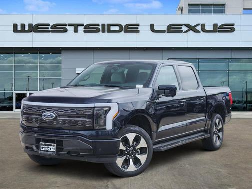 Blue 2023 Ford F-150 Lightning Platinum