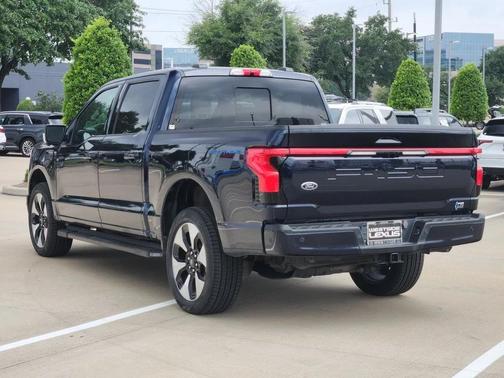 Blue 2023 Ford F-150 Lightning Platinum