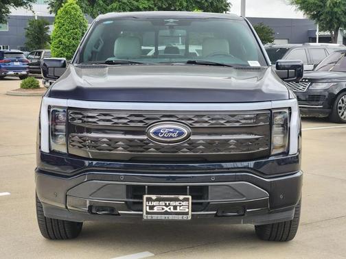 Blue 2023 Ford F-150 Lightning Platinum
