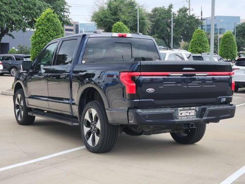 Blue 2023 Ford F-150 Lightning Platinum