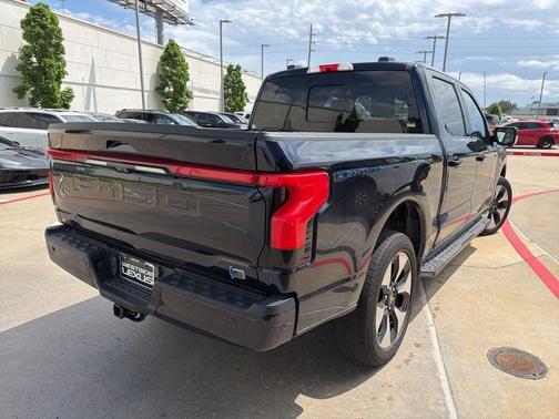 Blue 2023 Ford F-150 Lightning Platinum