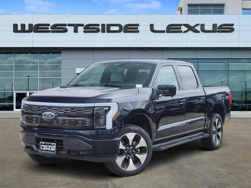 Blue 2023 Ford F-150 Lightning Platinum