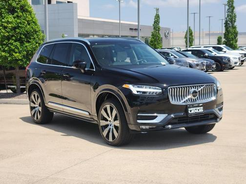 Black 2024 Volvo XC90 B6 Plus Bright Theme 7-Seater