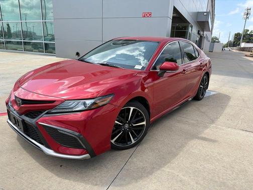Red 2022 Toyota Camry XSE