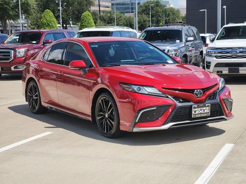 Red 2022 Toyota Camry XSE