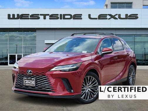 Red 2023 Lexus RX 350h Luxury