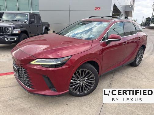 Matador Red Mica 2023 Lexus RX 350h Luxury