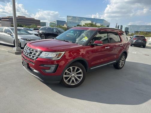 Red 2017 Ford Explorer Limited