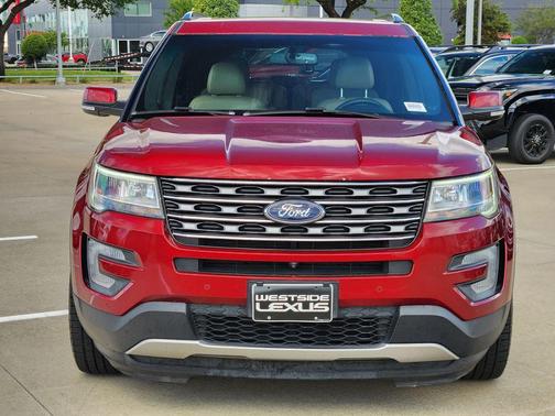 Red 2017 Ford Explorer Limited