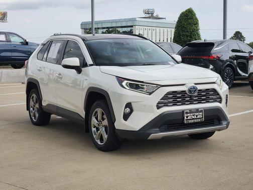 Blizzard Pearl 2020 Toyota RAV4 Hybrid Limited