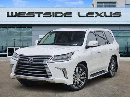 White 2016 Lexus LX 570 Base