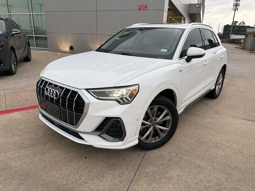 White 2021 Audi Q3 45 S line Premium Plus
