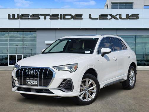 White 2021 Audi Q3 45 S line Premium Plus