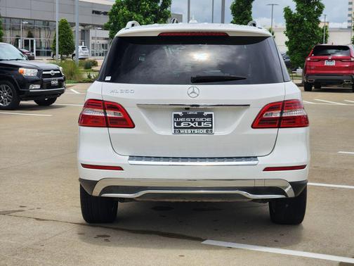 White 2015 Mercedes-Benz M-Class ML 350