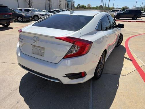 White 2020 Honda Civic EX