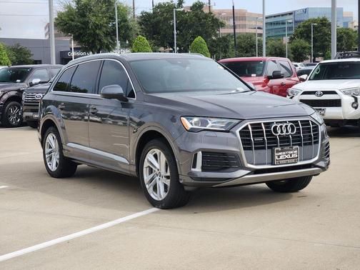 Gray 2021 Audi Q7 45 Premium Plus